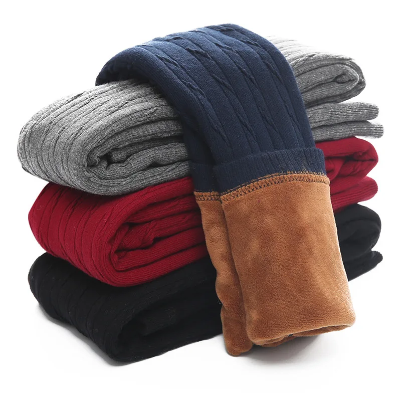 

Grils Leggings Girls Warm Leggins For Girls Winter Thick Warm Elastic Waist Pants Cotton KIds Trouser Children Warm Leggins