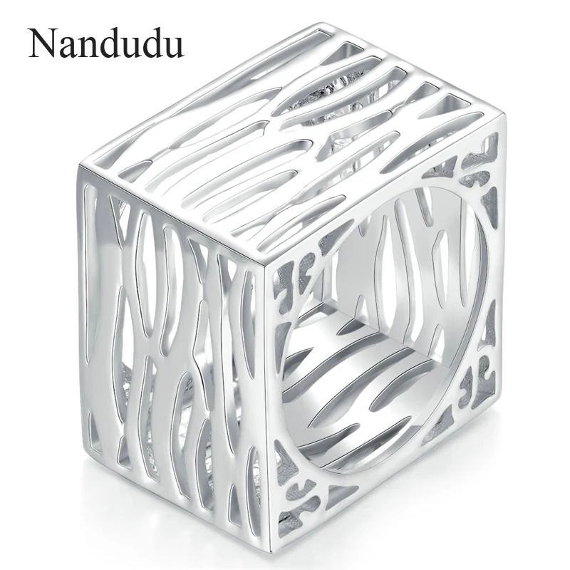 Nandudu Square Style Series Rings Men Women Girl Unisex Ring Accessories Fashion Jewelry Gift for Cocktail Dancing Party