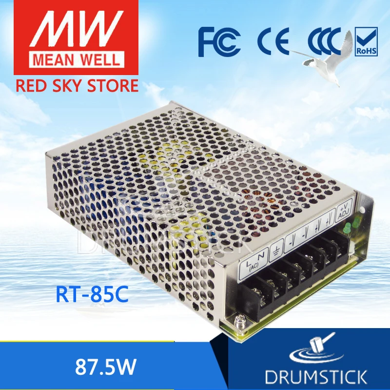 

MEAN WELL RT-85C meanwell RT-85 87.5W Triple Output Switching Power Supply