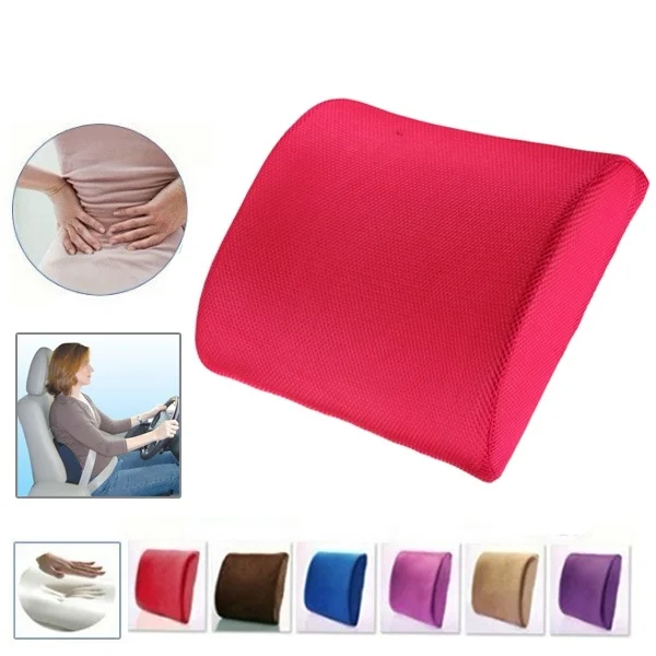 

Memory Foam Seat Chair Lumbar Back Support Cushion Pillow for Office Home Car