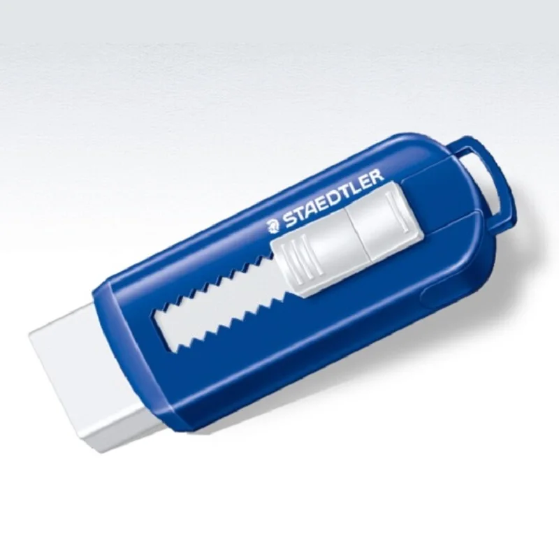 2Pcs/Lot Extendable Eraser with sliding plastic sleeves pencil eraser material escolar No.525