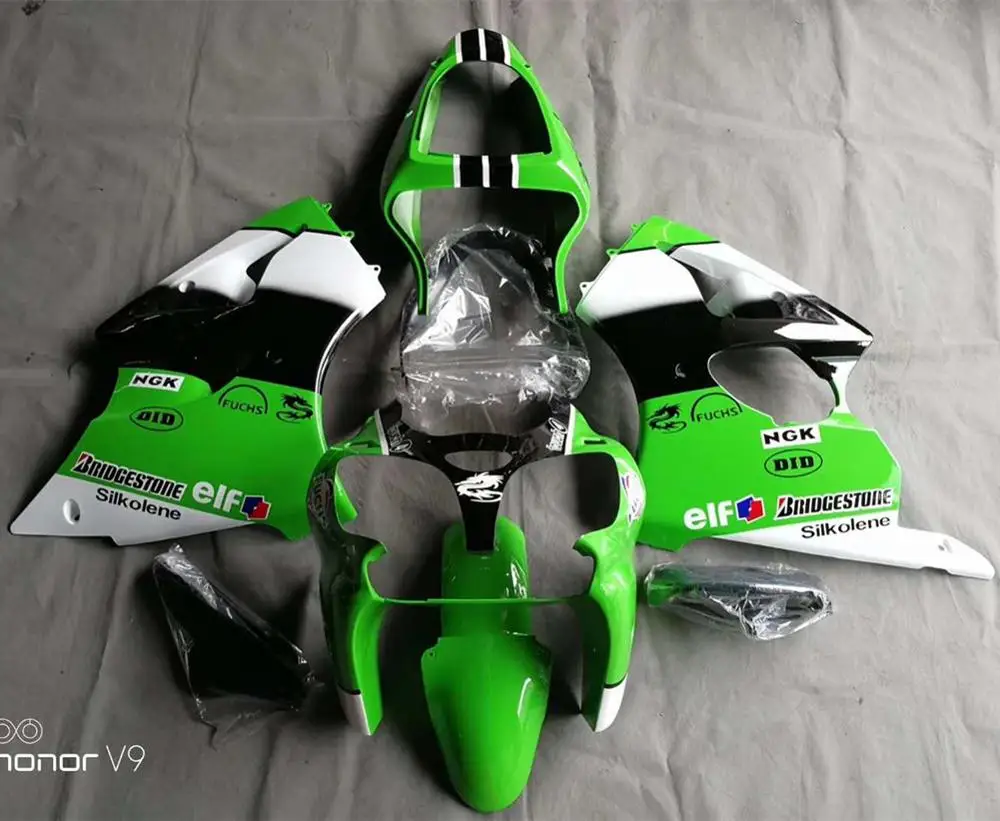 ZX6R ZX636 00-02 обтекатель корпус Рабочая рамка Крышка бака боковая панель крыло для