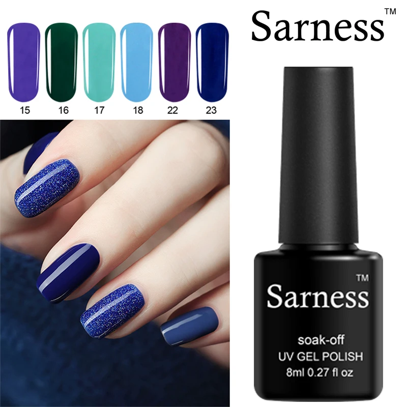 Sarness 3 шт гель лак Vernis Полупостоянный для ногтей набор футболки DIY Гель-лак арт