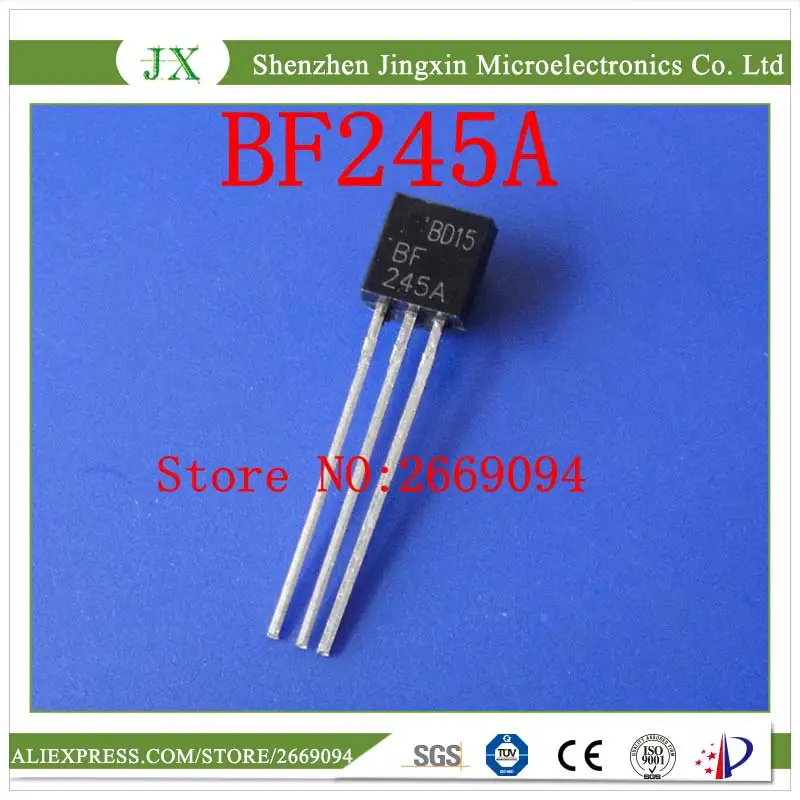 

10PCS /20PCS BF245A TO-92 BF245 RF junction field effect transistor (RF JFET) transistor BULK FET-RFSS New original