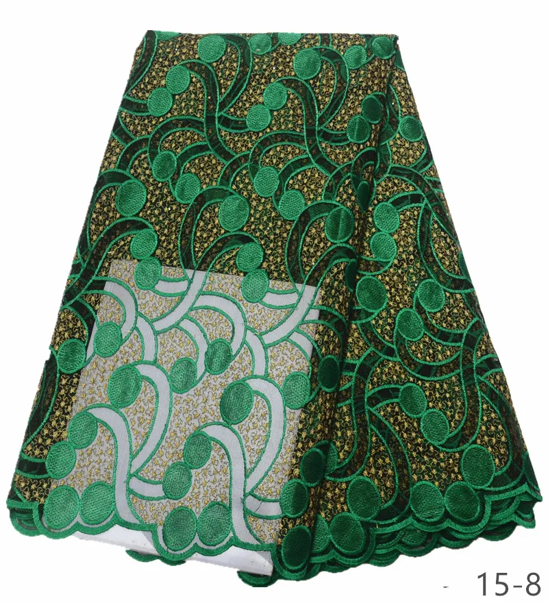 Африканская кружевная ткань вышитые французские кружева ткань высокого качества французский Тюль кружевная ткань для свадебного платья 15