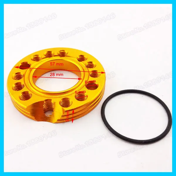 

CNC Carb Adjuster Gold 28mm Carburetor Spinner Plate Intake Pipe Spinner For 110cc 125cc motorcycles Pit Dirt Bikes Monkey