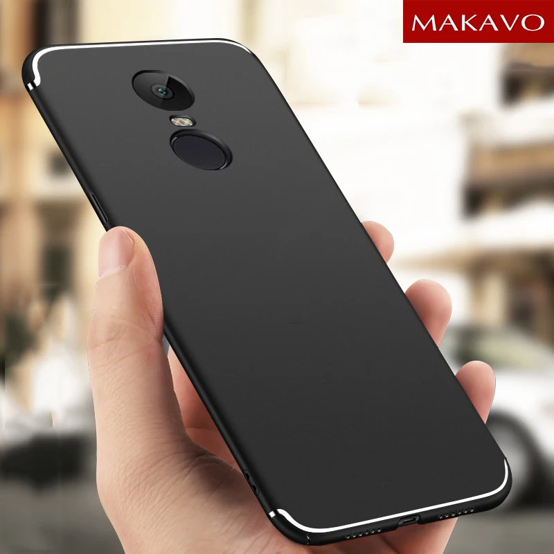MAKAVO для Xiaomi Redmi 5 Plus чехол Роскошный тонкий матовый жесткая задняя панель из