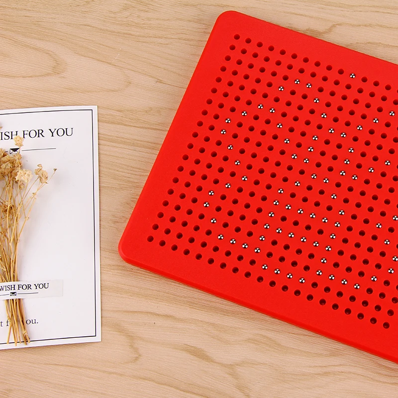 Enjoybay Colorful Magnetic Drawing Boards Painting Tablet Toy Portable Magnet Pad with Steel Bead Learning Toys for Children