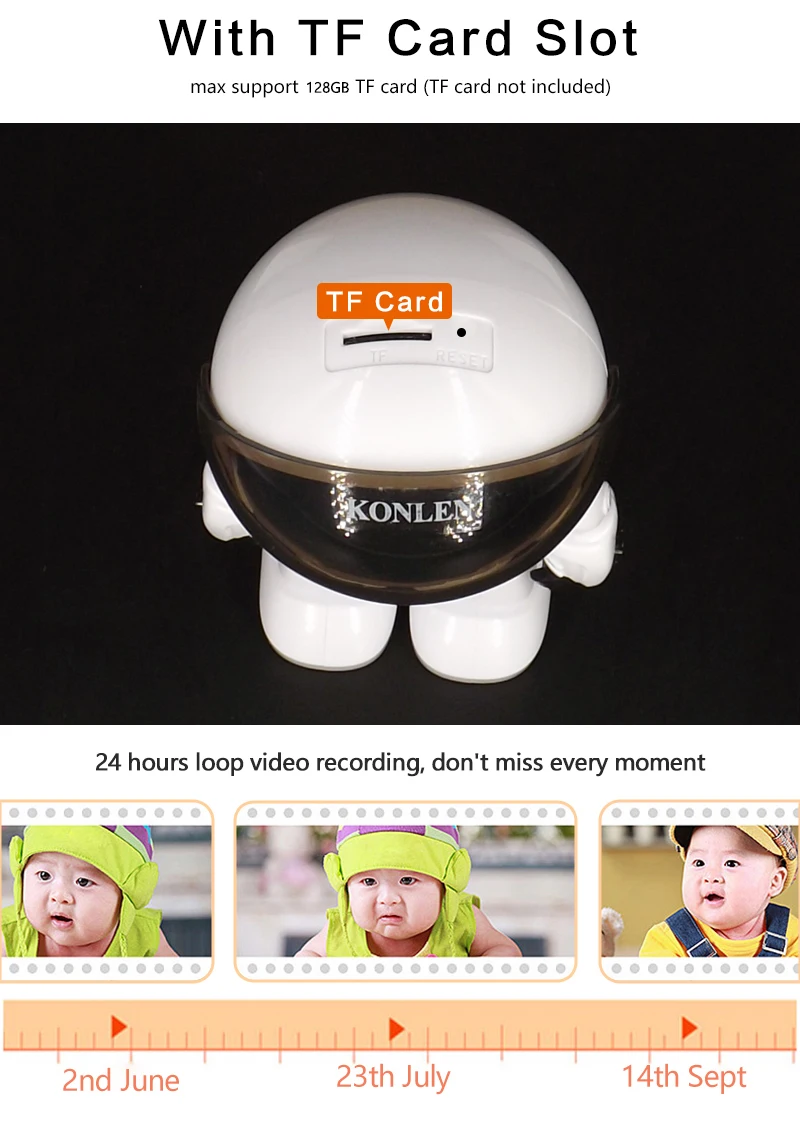 128GB TF video recording