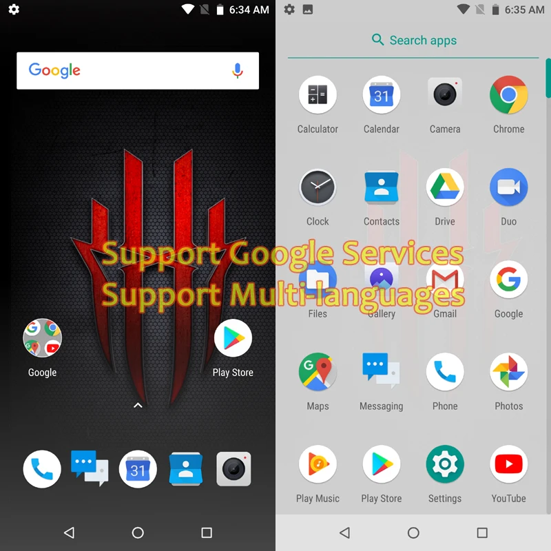 Глобальная версия Nubia Red Magic Redmagic игровой телефон Snapdragon 835 8 ГБ ОЗУ 128 Гб ПЗУ сканер