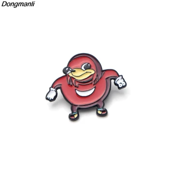 

P2594 Dongmanli wholesale 20pcs/lot Ugandan Knuckles Meme Metal Enamel Pins and Brooches for Women Men Lapel pin badge
