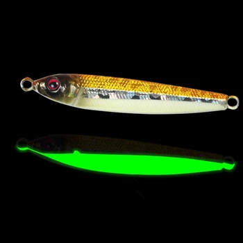 

CLAITE 1pc 11.5cm 80g Fish Hard Bait Double-sided Luminous Fishing Lure For Fishing Minnow All Goods For Fish Lures Art Feeder