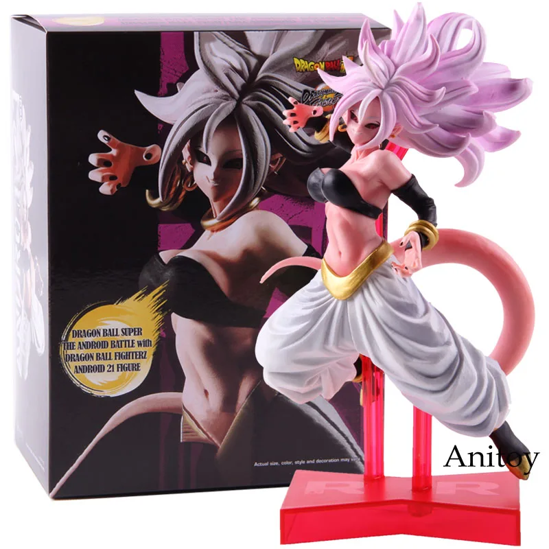 

Dragon Ball Super Android 21 Figure The Android Battle With FighterZ PVC Action Figure Majin Buu Female Collectible Model Toy
