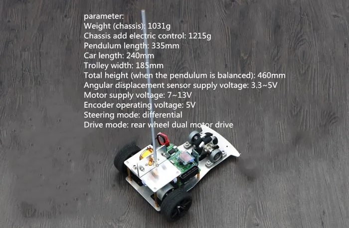 Автомобиль перевернутый маятниковый баланс барная тележка перевернутый маятник ПИД первый заказ одноступенчатый перевернутый маятник