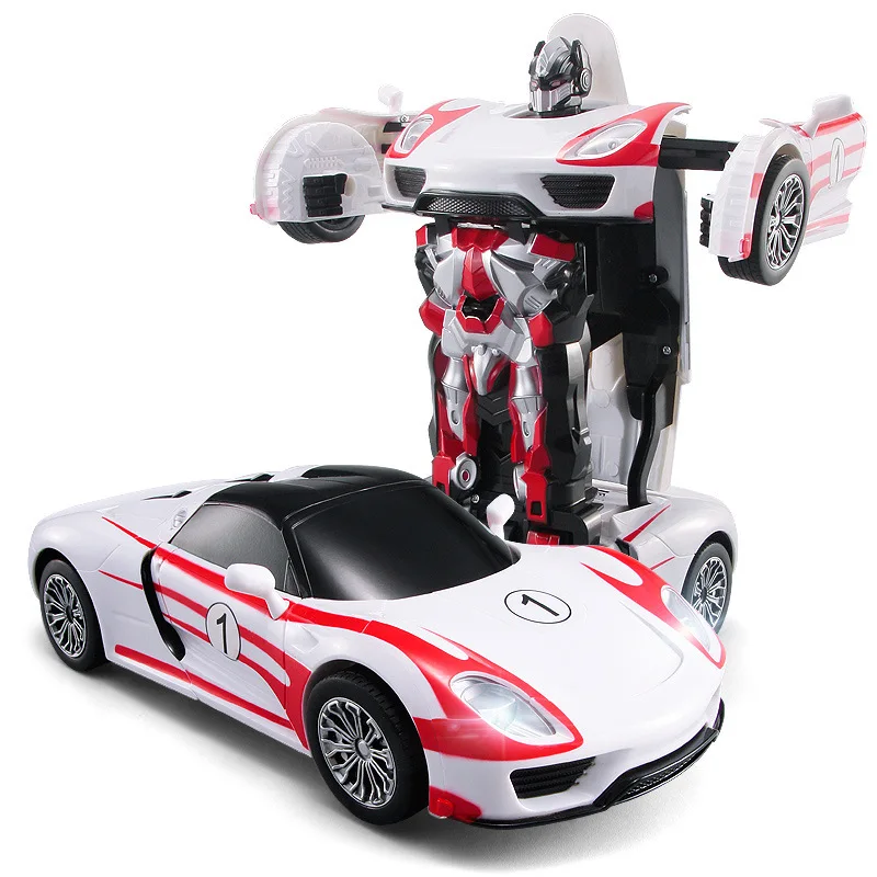 Free Shipping Racing font b Car b font Models Deformation Robot Transformation Remote Control font b