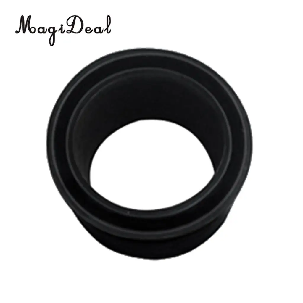 6 Pieces Black Rubber Rod Holder Insert Replacement Fits Stainless Steel Fishing Rod Holder Dia.50.8mm Fishing Accessories