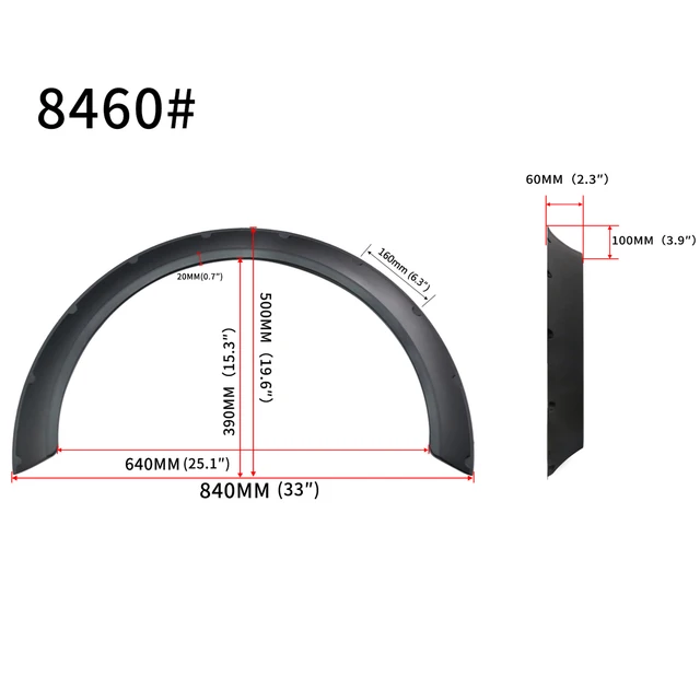 4x Fender Flares 3.5''+3.9'' Wheel Arches Cover Trim For BMW F32 F33 F36 E90 E92 4x Fender Flares 3.5''+3.9'' Wheel Arches Cover Trim For BMW F32 F33 F36 E90 E92
