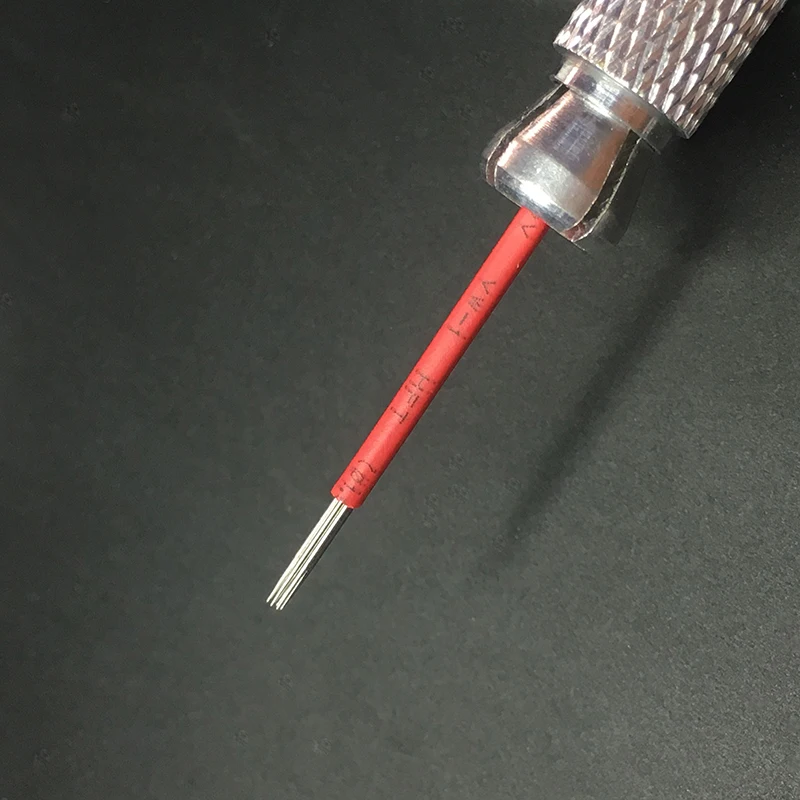 200pcs Eyeborw Semi Permanent Makeup Blade Shading 9R Round Fog Eyebrow Tattoo Needle microblading | Красота и здоровье
