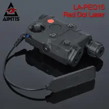 AIMTIS страйкбол LA PEQ-15 красный точечный лазерный тактический светодиодный комбинированный фонарь охотничий свет Стробоскоп Белый свет