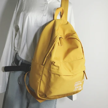 

2019 new nylon shoulder bag female campus leisure Joker student bag ins super fire girl backpack