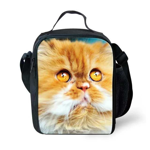FORUDESIGS Cute 3D Cat Lunch Box For Kids Animal Child Food Fresh Keep