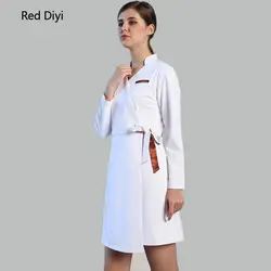 Спецодежда медицинская платья униформа для сотрудниц спа-салонов салоны красоты костюмы скрабы белый лаборатории пальто для будущих мам