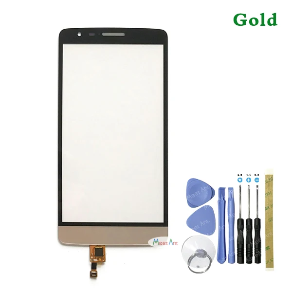Высококачественный 5,0 ''для LG G3 mini G3S D725 D722 D728 ЖК-дисплей с сенсорным экраном дигитайзер Датчик - Цвет: Only Gold Touch