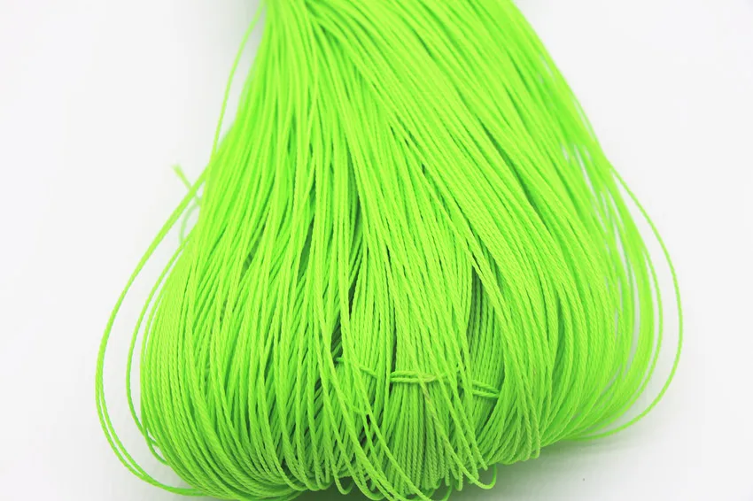 Waxed Cord 100 Meters Waxed Polyester Cord String Thread 1mm for Home Jewelry Bracelet Rope Home Textile Garment Bags DIY