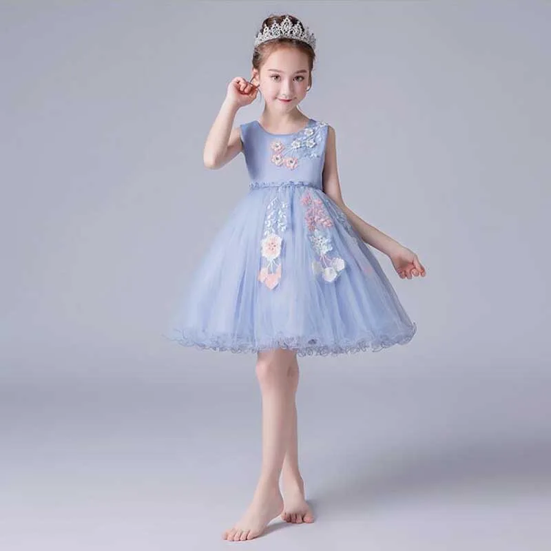 

Summer Tutu Dress For Girls Dresses Kids Clothes Wedding Events Flower Girl Dress Birthday Party Costumes Children Clothing