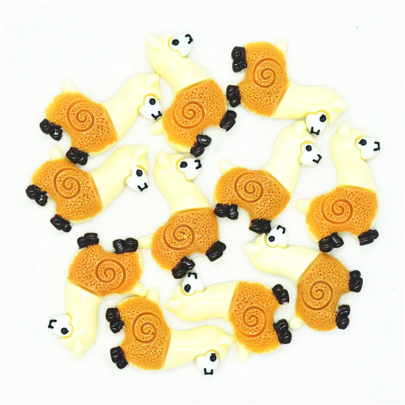 

28mmX36mm Rose Resin Flatback Alpaca Miniatures|Resin Lama Pacos Scrapbooking Miniatures|Alpaca Charms
