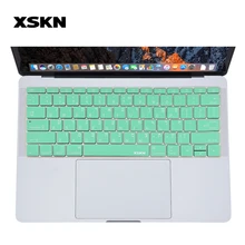 XSKN Защитная Наклейка для клавиатуры на иврите мятно зеленая