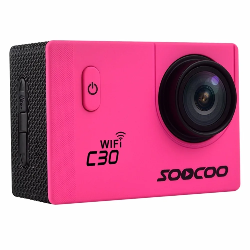 SOOCOO C30 2' экран 4K 170 градусов широкоугольный WiFi Спортивная экшн-камера видеокамера с водонепроницаемым корпусом чехол 1050 мАч