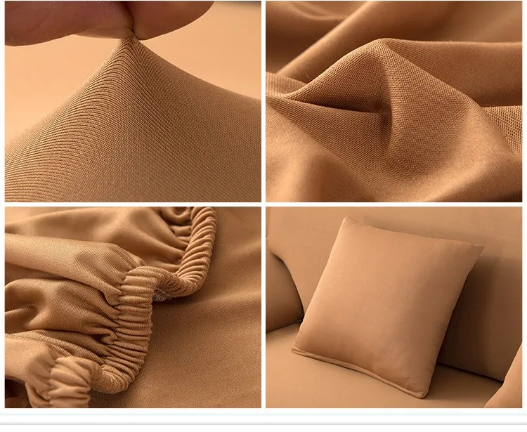 Сплошной цвет плотный все включено диван полотенце чехол стрейч ткань эластичный чехол на диван один/два/три/Четыре местный домашний декор