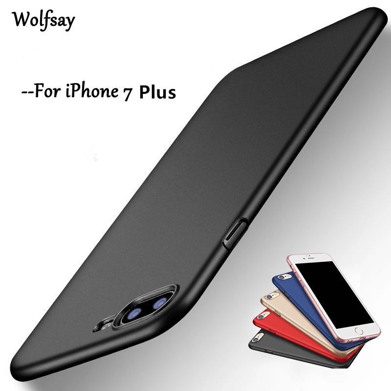 Wolfsay Para Cubrir IPhone 7 Plus Caso Ultra Fino De Lujo Suave Funda 