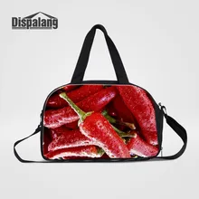 Dispalang Chili Print мужская дорожная сумка вместительный многофункциональный мешок для рук Женская багажная сумка деловые повседневные сумки на плечо