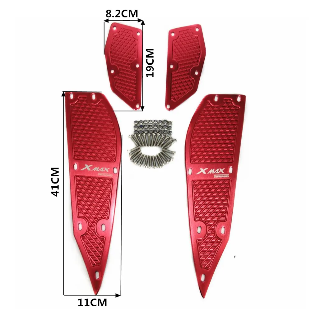 Мотоцикл модифицированный X MAX CNC алюминиевая подставка для ног Подножки педаль пластина Накладка для Yamaha X MAX300 XMAX125 250 300 400
