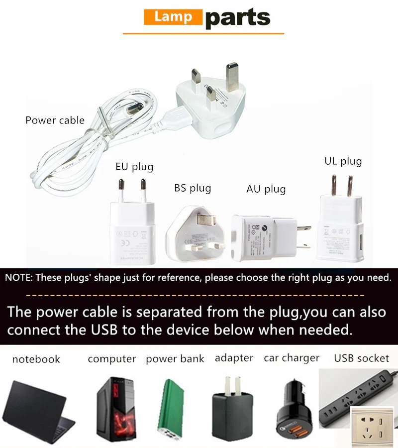 2 Led Lamp parts