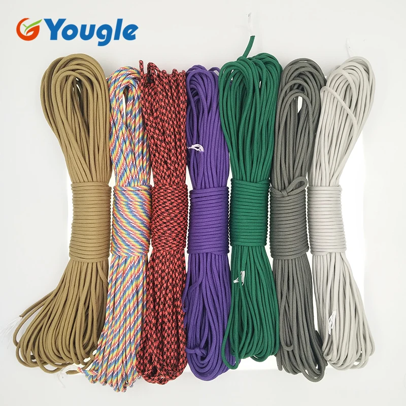 Yougle 100ft 31 متر 7 فروع £ paracord الحبل اليابس الكاملة cuerda escalada mil spec نوع معدات التخييم بقاء خيمة 25-31 Yougle 100ft 31 متر 7 فروع £ paracord الحبل اليابس الكاملة cuerda escalada mil spec نوع معدات التخييم بقاء خيمة 25-31