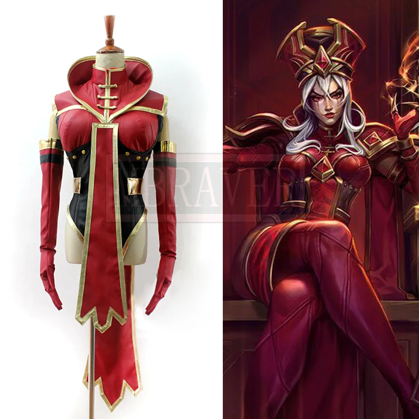 

Game Sally Whitemane Christmas Party Halloween Uniform Outfit Cosplay Costume Customize Any Size