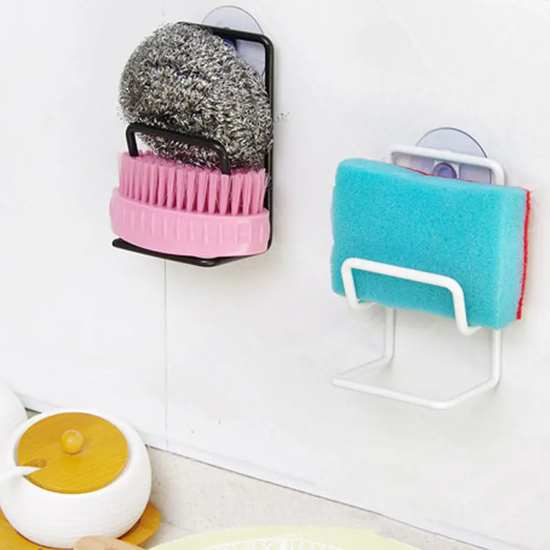 

New Arrival Sink Draining Brush Sponge Cleaning Cloth Towel Rack Washing Holder Kitchen Tidy Stand #79738