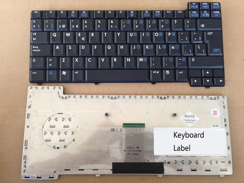 

New notebook laptop keyboard for HP NX6310 NX6315 NX6105 NX6110 NX6120 NC6210 SP/Spain layout