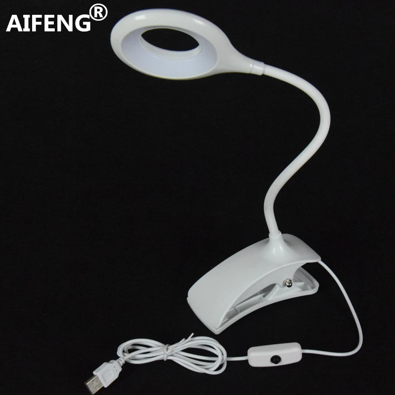 AIFENG desk light reading led Clip Flexible 16leds usb led desk lamp with clamp usb table lamps for study usb desk lamp