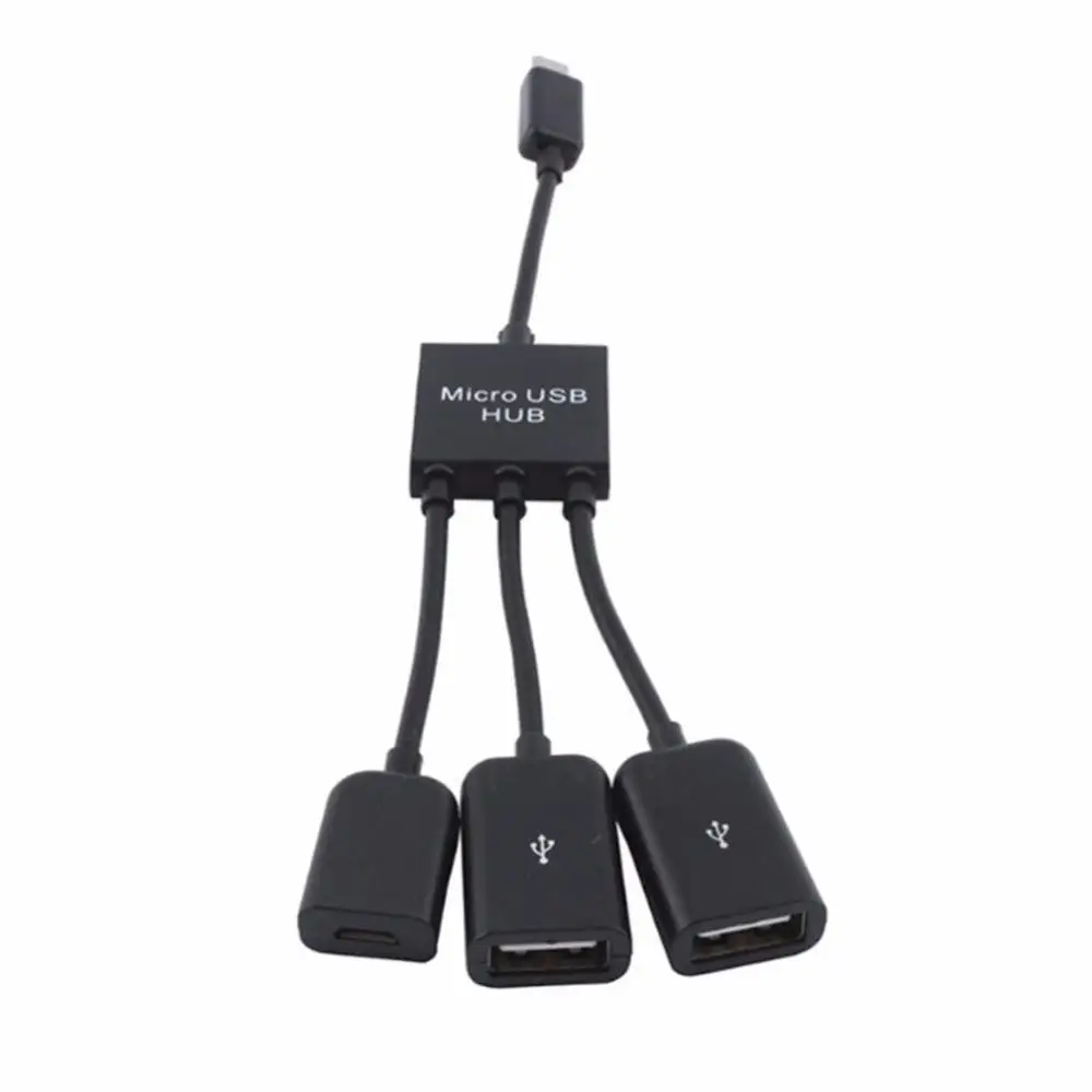 

3/4 Port Micro USB Data Power Charging OTG Hub Cable For Android Tablet Phone