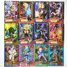 55 шт./компл. супер Dragon Ball Z 9 в 1 герои карточной ультра инстинкт персонажи Гоку, Веджета, игра Коллекция аниме-открытки