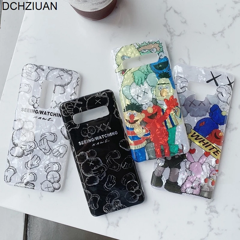 

DCHZIUAN Conch Shell Luxury Phone Case For Samsung Galaxy S10 S9 S8 Plus Note 8 Note 9 Cover Sesame Street S10 Plus Case Fundas