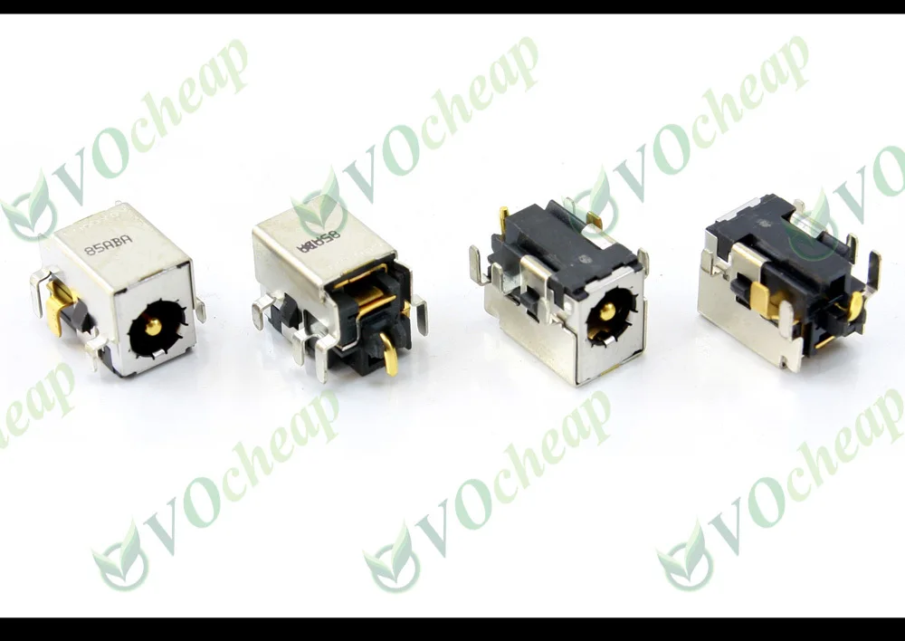 5x Laptop DC power jacks (golden pin) for HP Compaq NX6110 NC6110