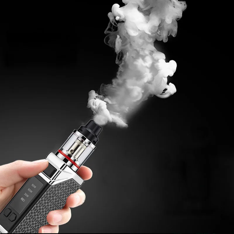 2019 HUIMOKE LEXINTONG Newest Vape Box Mod Kit E-cigarette Mod 80w Mods Vape 0.35ohm Coil 2.8ml Tank Vapor Vapeador E Cig