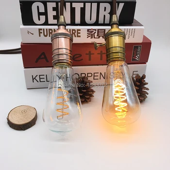 

soft filament led lamp ST64 4w amber curved led filament bulb