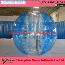 free shipping inflatable bubble soccer, inflatable bubble football