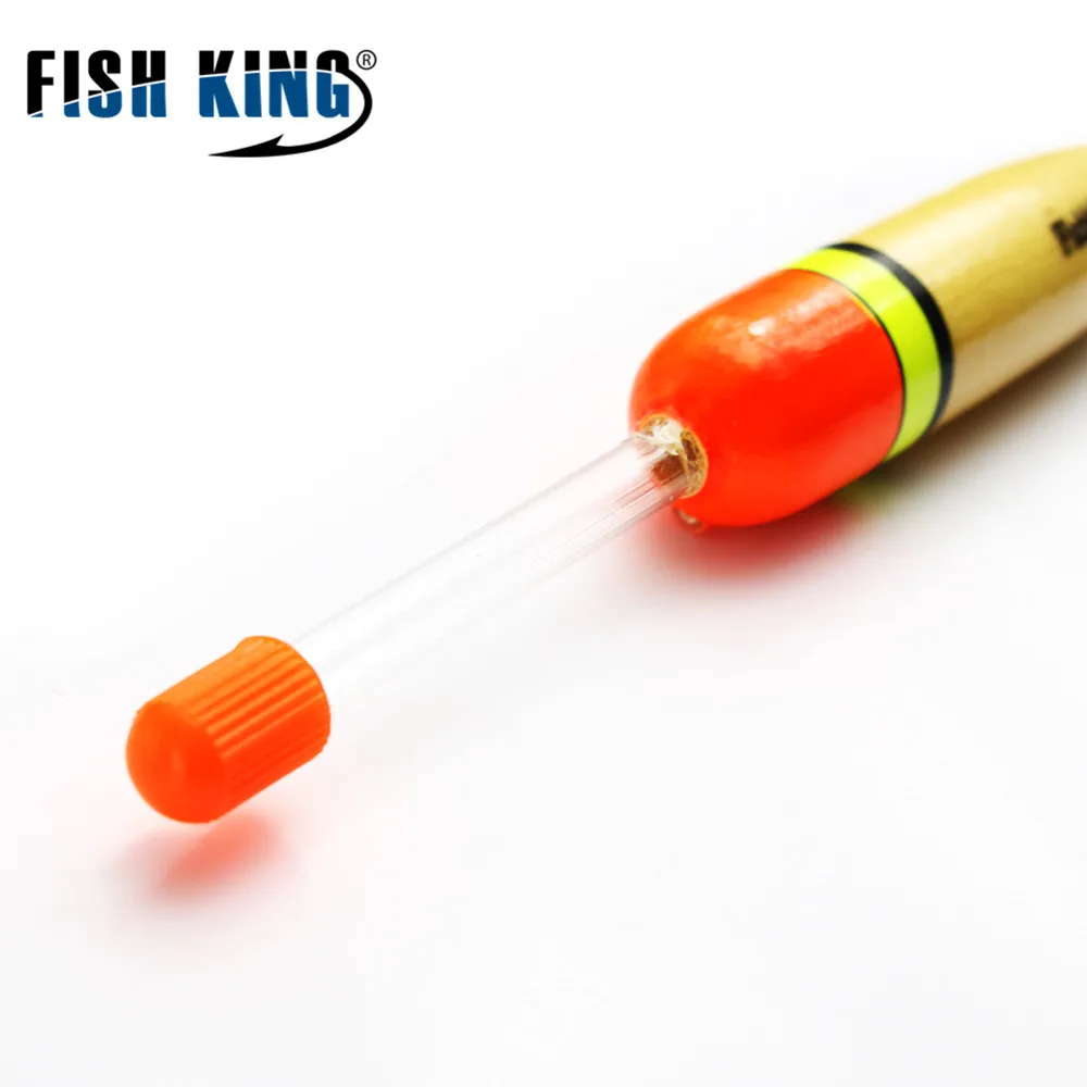 Fishking 5 قطعة/الوحدة 10 جرام 15 جرام 20 جرام 30 جرام 18 سنتيمتر 19 سنتيمتر 22.5 سنتيمتر عصا يطفو تتقلب مزيج حجم لون تطفو العوامة الصيد اكسسوارات